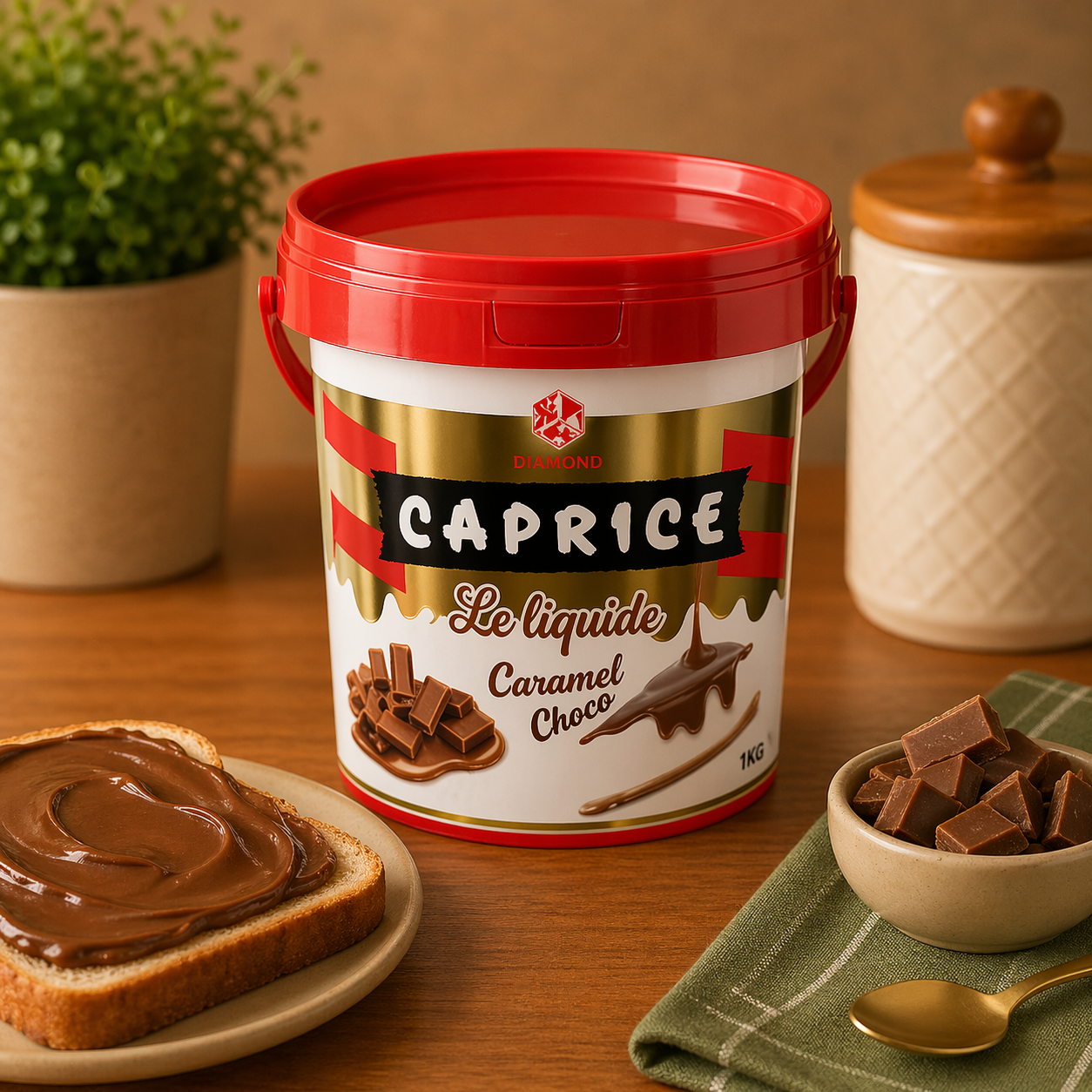 Caprice le liquide Caramel Choco ( rouge)