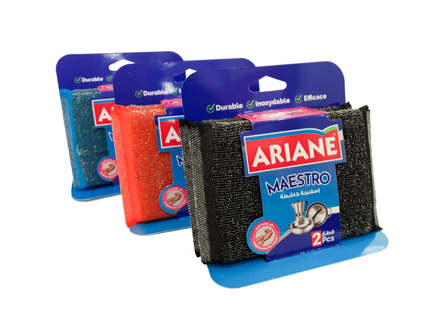 EPONGE ABRASIF MAESTRO 2PCS