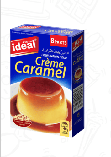 Idéal crème caramel 100g vanille + 40g caramel