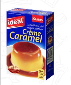 Idéal crème caramel 100g vanille + 40g caramel