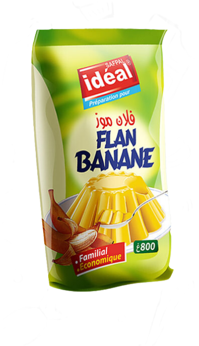 Idéal flan banane 800g