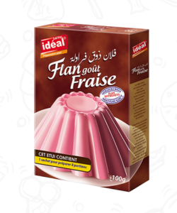Idéal flan fraise 100g