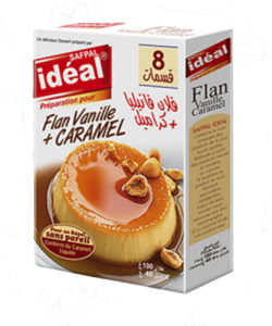 Idéal flan 100g vanille + 40g caramel 