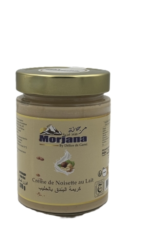 MORJANA Crème de noisette au lait 370g