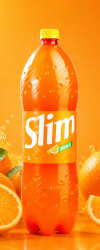 SLIM Orange bouteille 2L