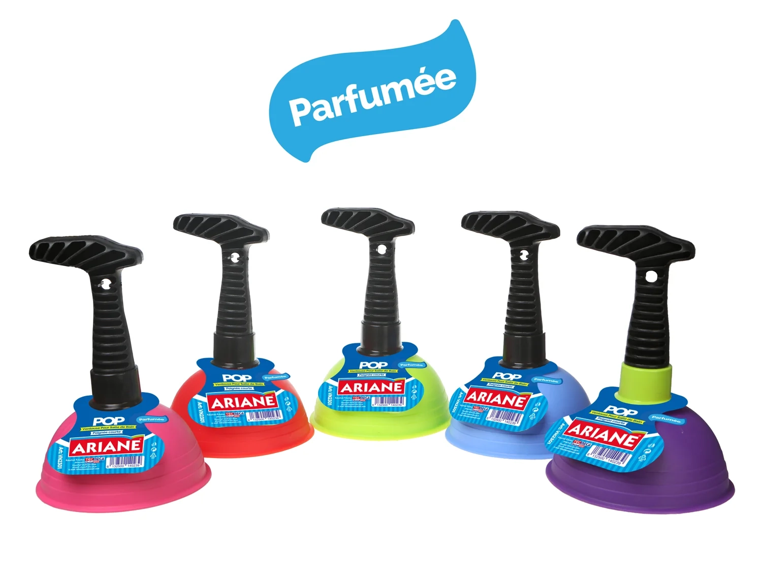 Ventouse parfumé manche court 